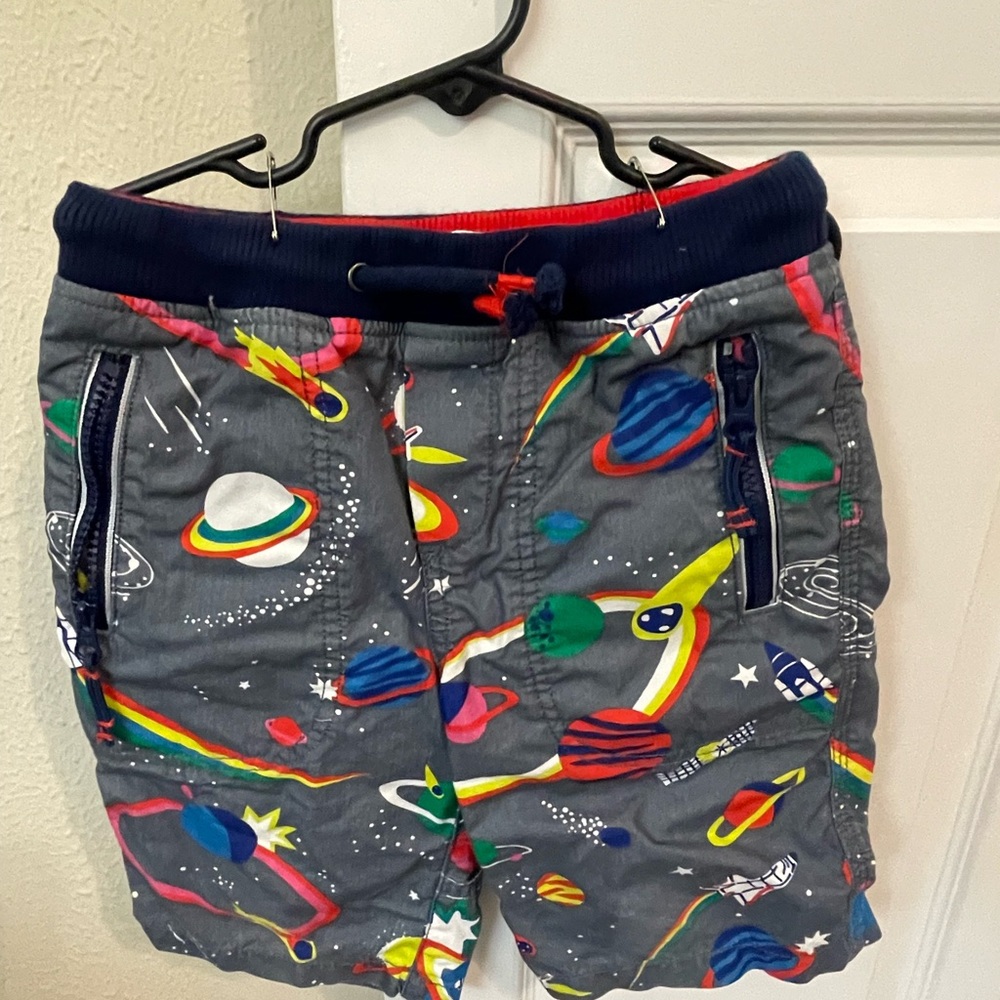 Mini Biden Boys 7 Space Themed Shorts